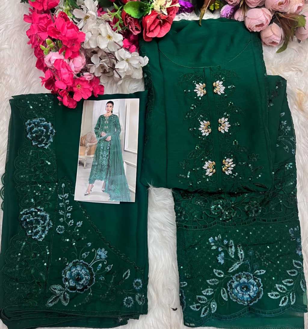Shree Fabs Chiffons SF 5562 A-D Chiffon Salwar Suit Catalog 4 Pcs (9) Shree Fabs Chiffons SF 5562 A-D Chiffon Salwar Suit Catalog 4 Pcs - Image 10