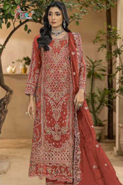 Shree Fabs Chiffons SF 5598 A-D Chiffon Salwar Suit Catalog 4 Pcs