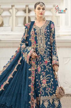 Shree Fabs Maria B Chiffons SF 5504 I-L Chiffon Salwar Suit Catalog 4 Pcs