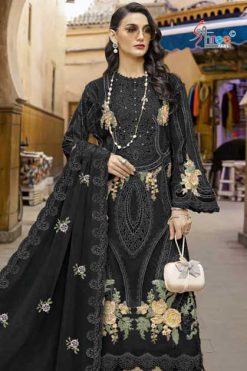 Shree Fabs Maria B Chiffons SF 5552 A-D Chiffon Salwar Suit Catalog 4 Pcs