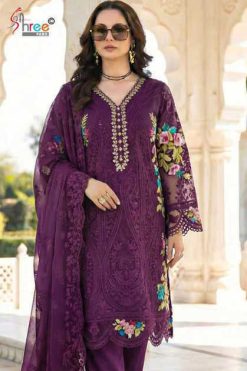 Shree Fabs Maria B Chiffons SF 5610 A-D Chiffon Salwar Suit Catalog 4 Pcs