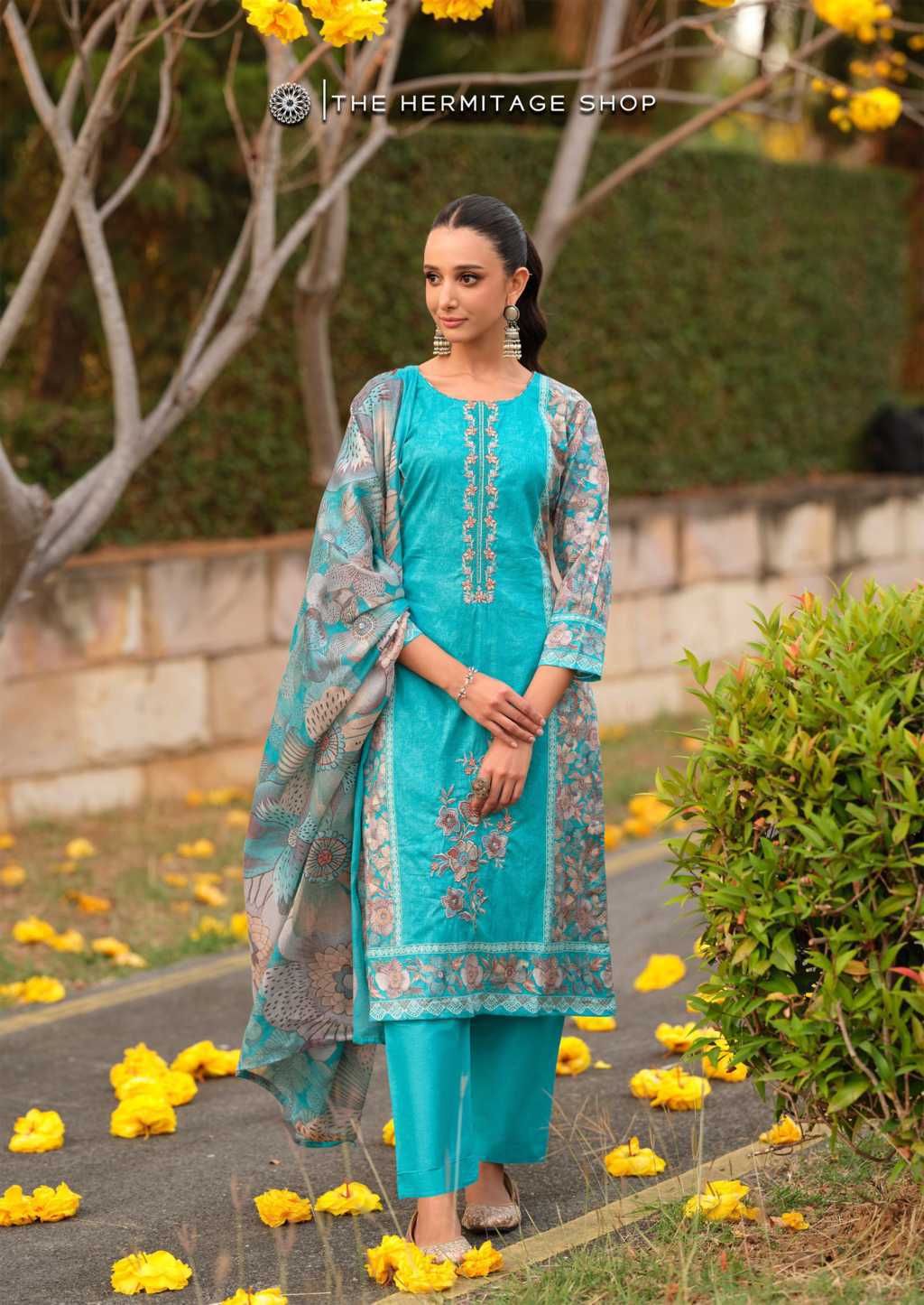 The Heritage Shop Breeze Cotton Salwar Suit Catalog 4 Pcs (4) The Heritage Shop Breeze Cotton Salwar Suit Catalog 4 Pcs - Image 5