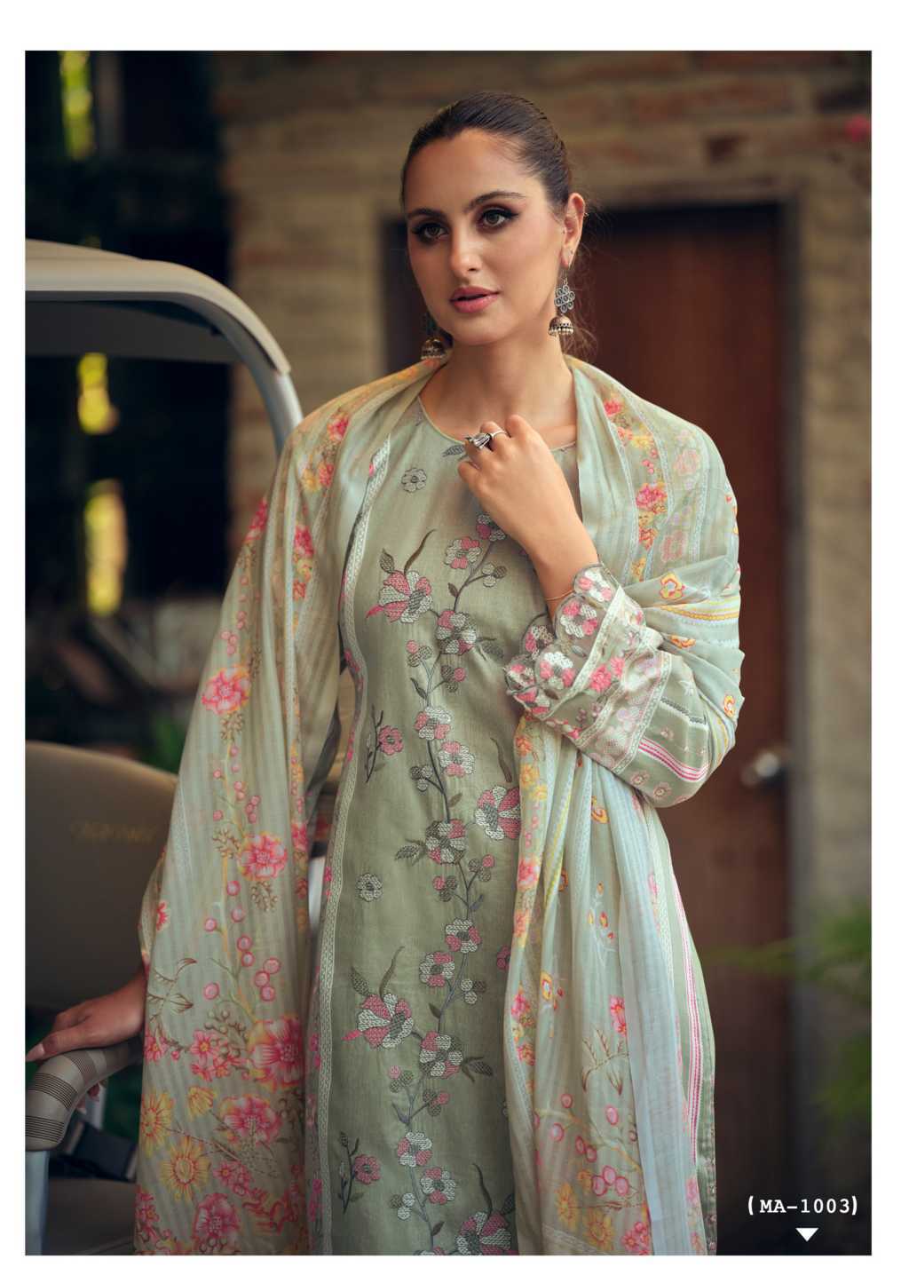 The Heritage Shop Mazda Satin Salwar Suit Catalog 4 Pcs (1) The Heritage Shop Mazda Satin Salwar Suit Catalog 4 Pcs - Image 2