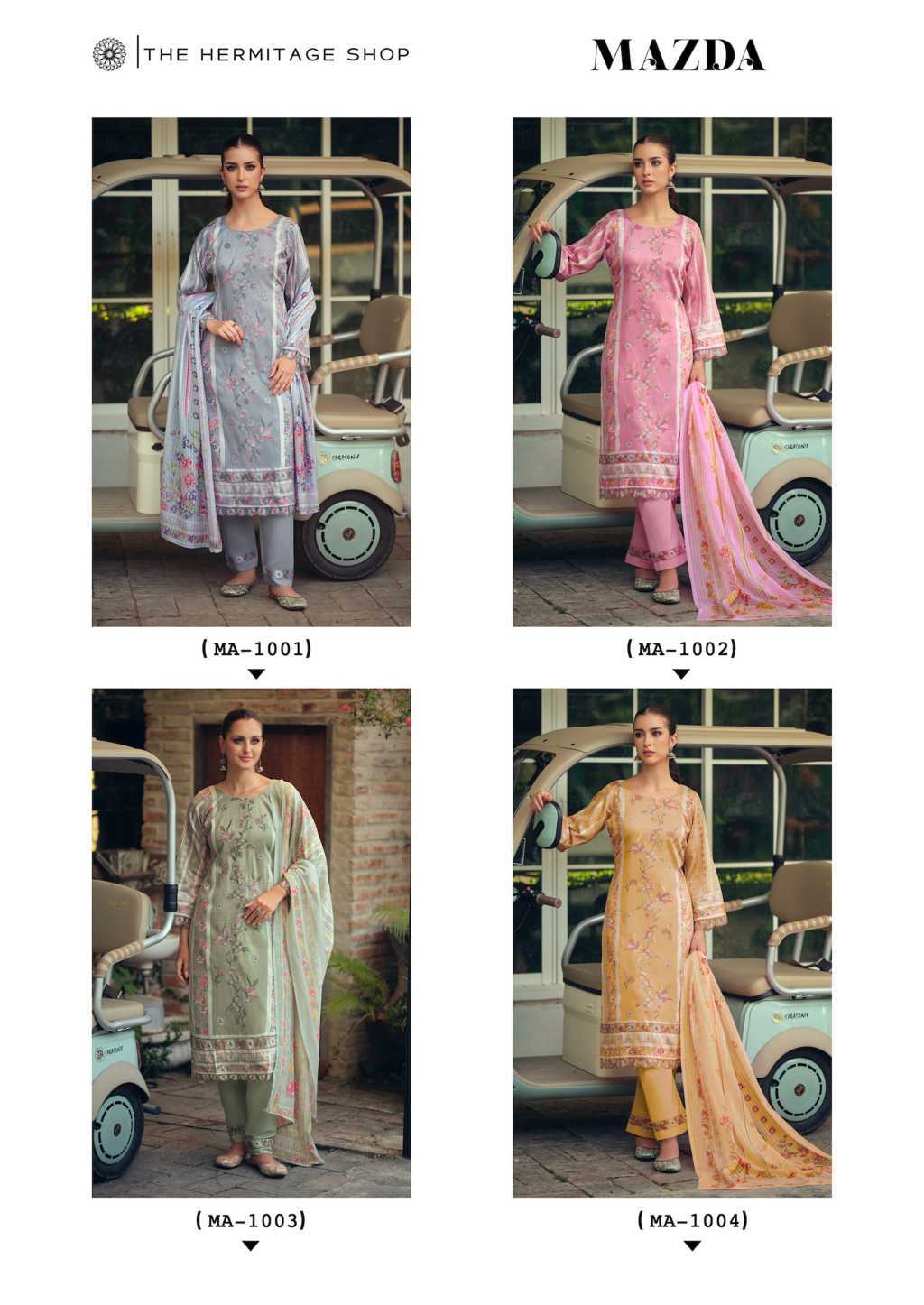 The Heritage Shop Mazda Satin Salwar Suit Catalog 4 Pcs (15) The Heritage Shop Mazda Satin Salwar Suit Catalog 4 Pcs - Image 16