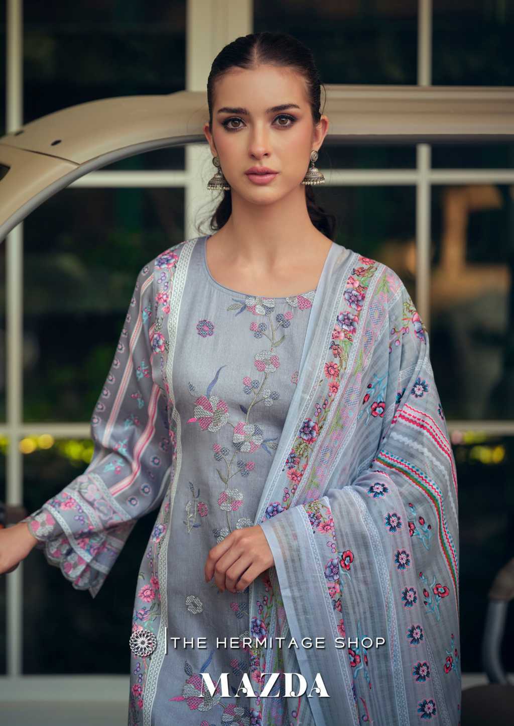 The Heritage Shop Mazda Satin Salwar Suit Catalog 4 Pcs (5) The Heritage Shop Mazda Satin Salwar Suit Catalog 4 Pcs - Image 6
