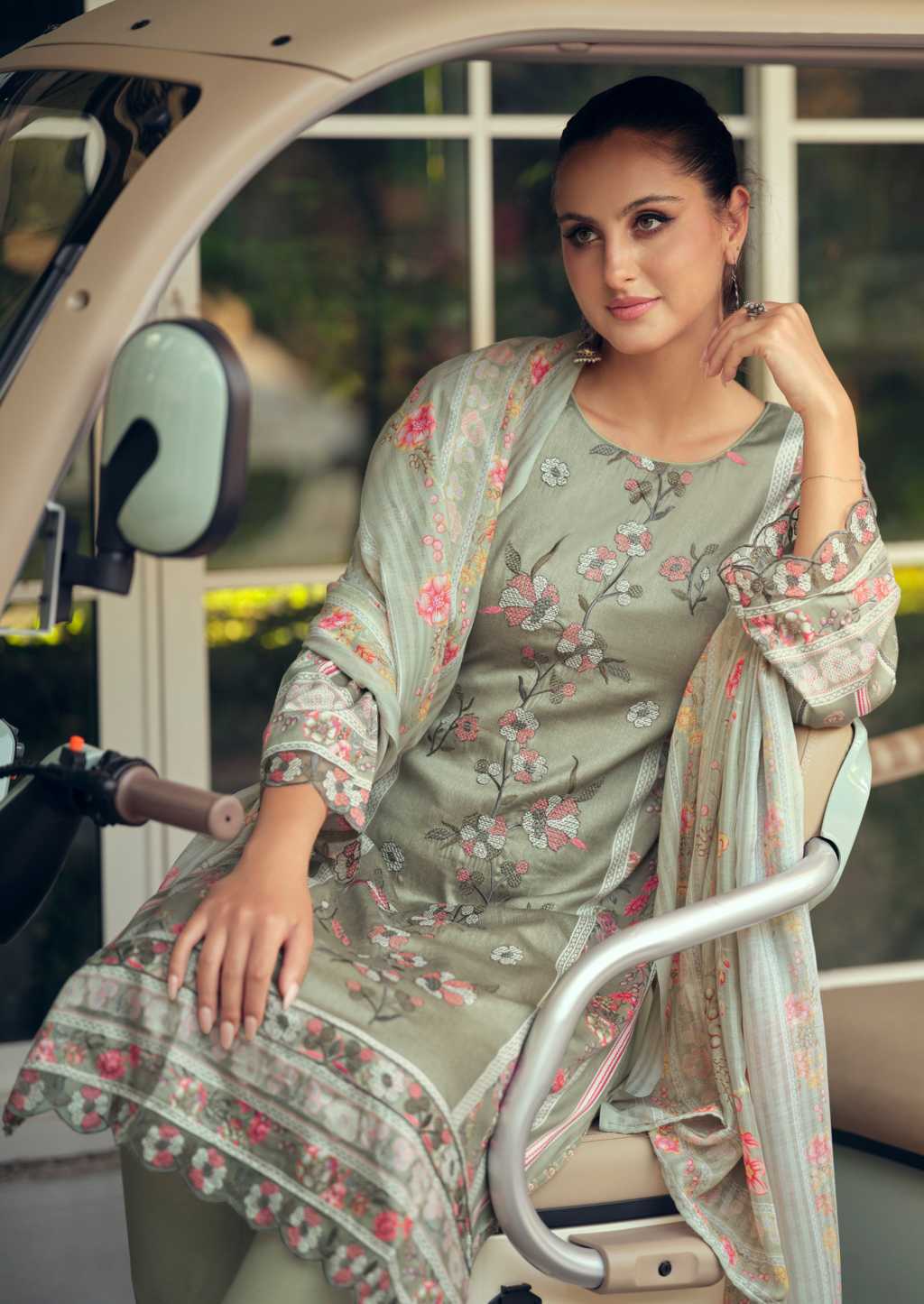 The Heritage Shop Mazda Satin Salwar Suit Catalog 4 Pcs (8) The Heritage Shop Mazda Satin Salwar Suit Catalog 4 Pcs - Image 9