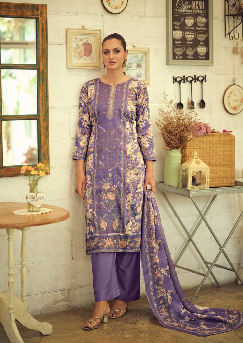 The Heritage Shop Takht Cotton Salwar Suit Catalog 4 Pcs - Image 2