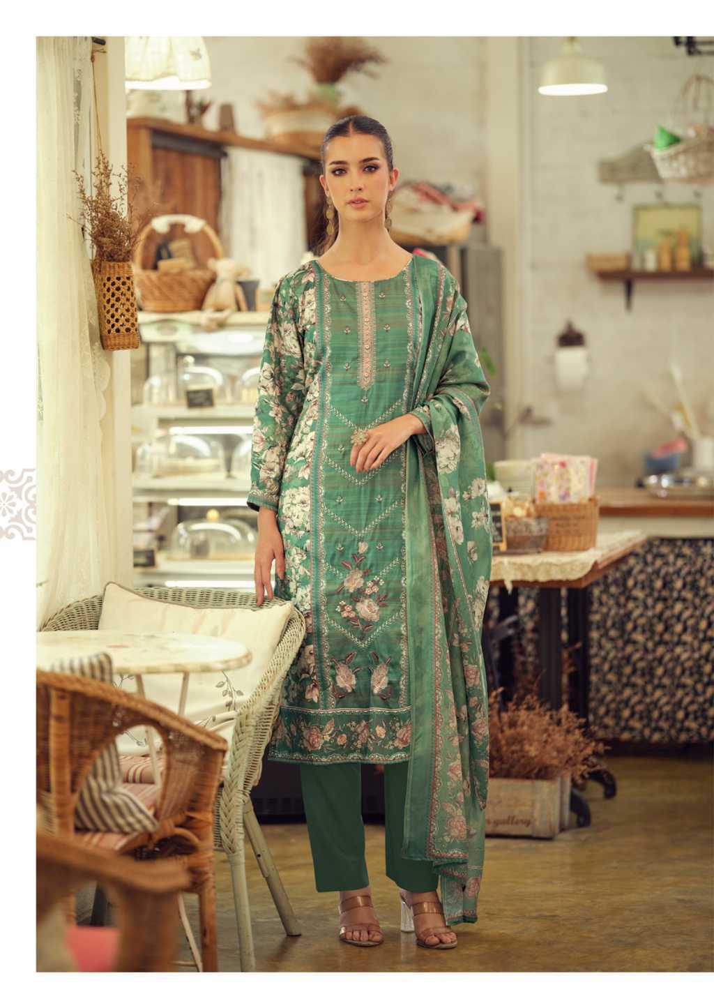 The Heritage Shop Takht Cotton Salwar Suit Catalog 4 Pcs - Image 11