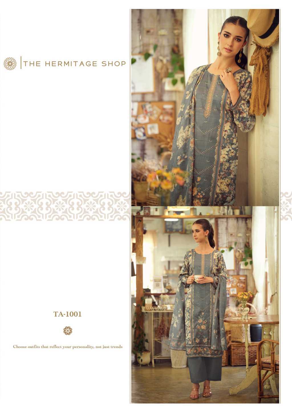 The Heritage Shop Takht Cotton Salwar Suit Catalog 4 Pcs - Image 12