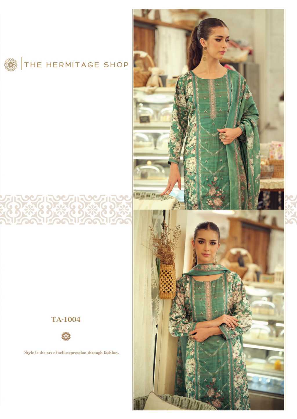 The Heritage Shop Takht Cotton Salwar Suit Catalog 4 Pcs - Image 3