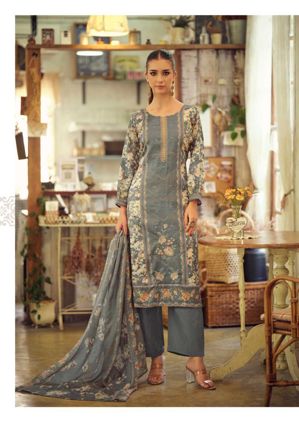 The Heritage Shop Takht Cotton Salwar Suit Catalog 4 Pcs - Image 6