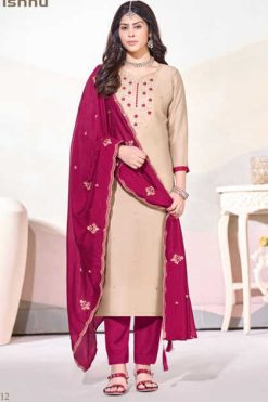 Vishnu Arunika Silk Salwar Suit Catalog 12 Pcs