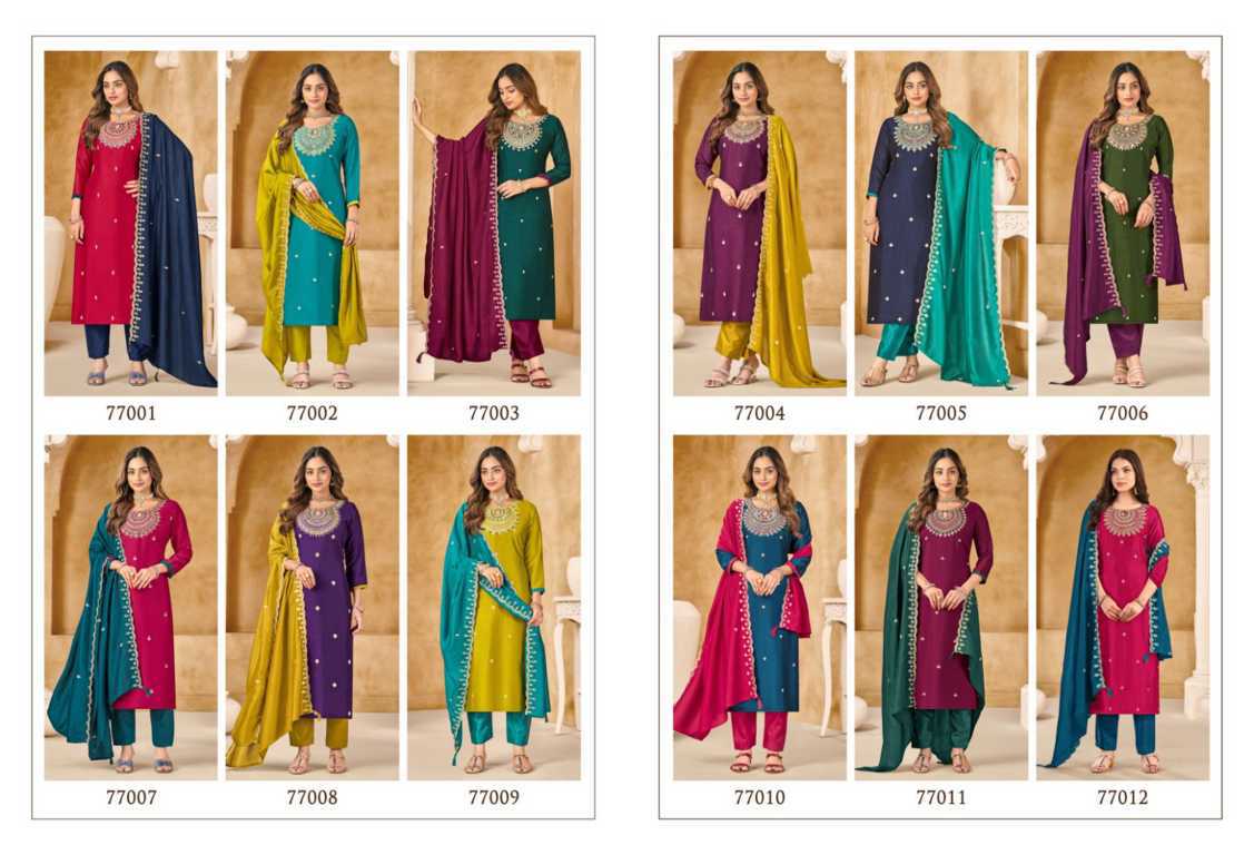 Vishnu Nazariya Silk Salwar Suit Catalog 12 Pcs (13) Vishnu Nazariya Silk Salwar Suit Catalog 12 Pcs - Image 14
