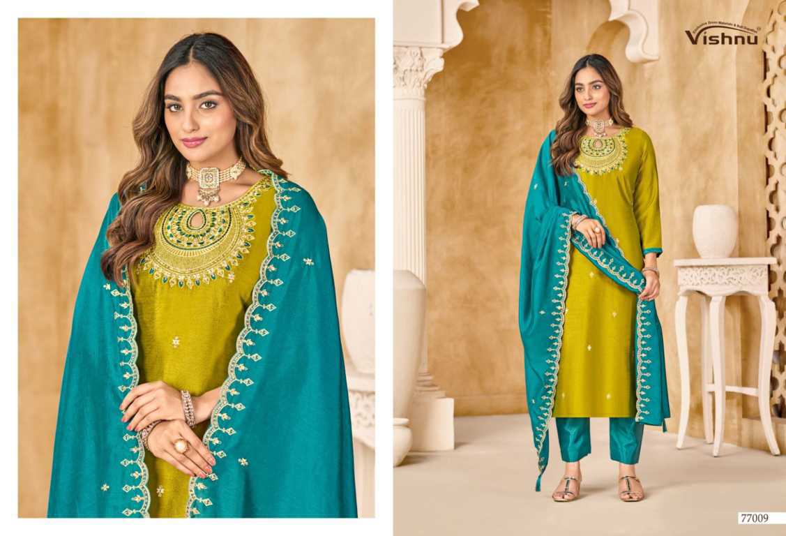 Vishnu Nazariya Silk Salwar Suit Catalog 12 Pcs (2) Vishnu Nazariya Silk Salwar Suit Catalog 12 Pcs - Image 3