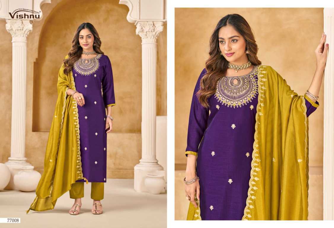 Vishnu Nazariya Silk Salwar Suit Catalog 12 Pcs (7) Vishnu Nazariya Silk Salwar Suit Catalog 12 Pcs - Image 8