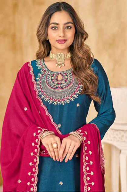 Vishnu Nazariya Silk Salwar Suit Catalog 12 Pcs Vishnu Nazariya Silk Salwar Suit Catalog 12 Pcs