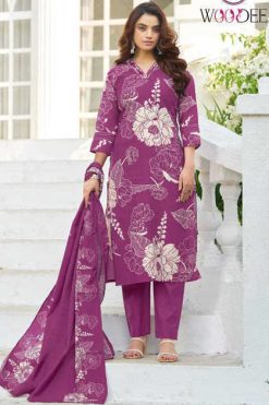 Woodee Tanya Kurti with Dupatta Bottom Viscose Catalog 6 Pcs