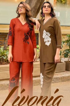 Wooglee Livonia Viscose Kurti with Bottom Catalog 5 Pcs