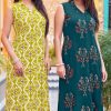 Wooglee Samiksha Rayon Kurti with Bottom Catalog 6 Pcs