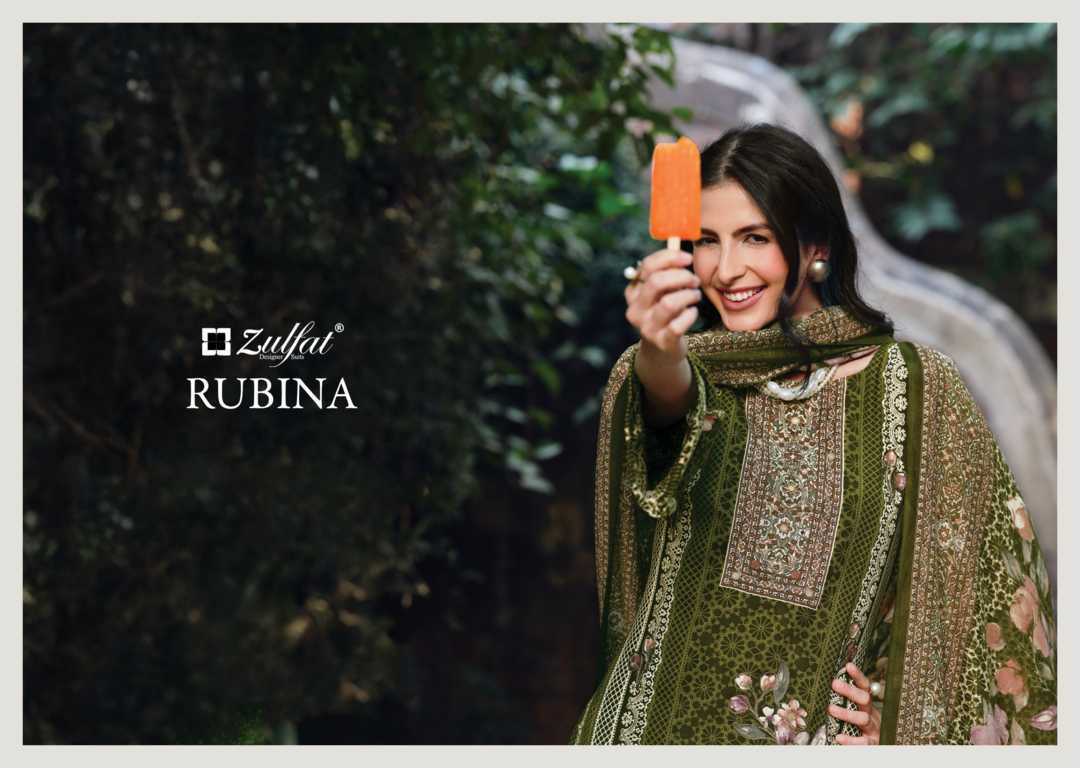 Zulfat Rubina by Belliza Rayon Salwar Suit Catalog 8 Pcs (12) Zulfat Rubina by Belliza Rayon Salwar Suit Catalog 8 Pcs - Image 13