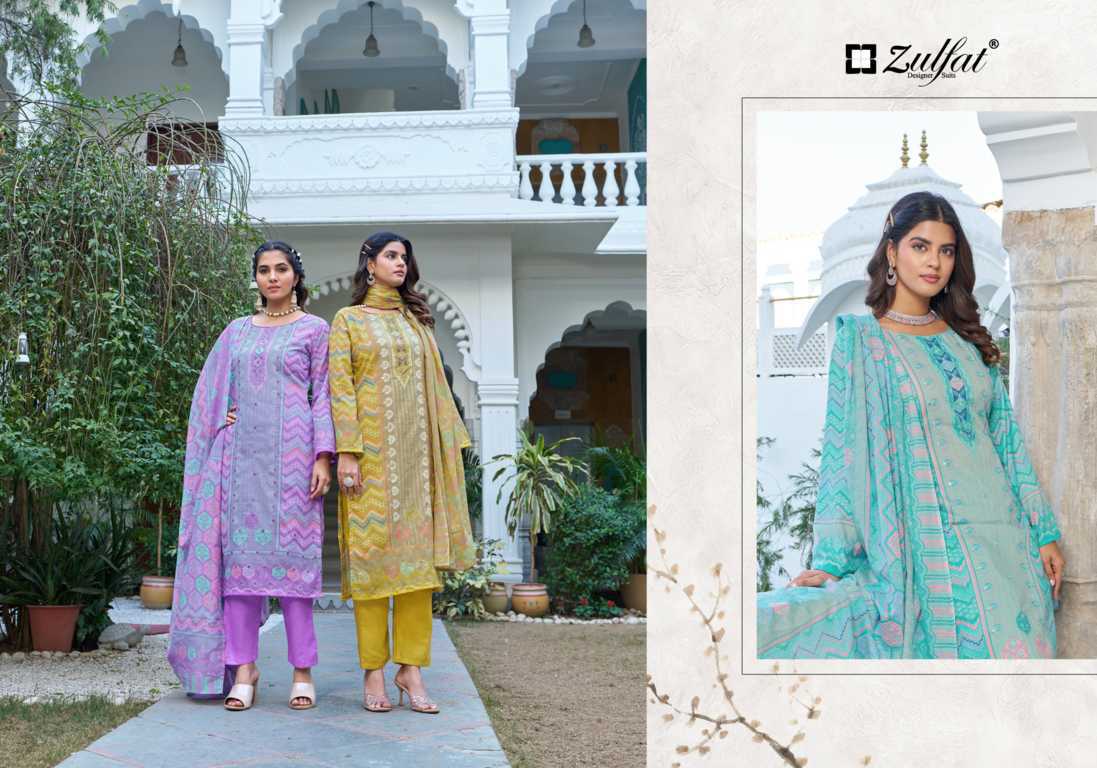 Zulfat Summer Breeze Vol 3 by Belliza Cotton Salwar Suit Catalog 4 Pcs (7) Zulfat Summer Breeze Vol 3 by Belliza Cotton Salwar Suit Catalog 4 Pcs - Image 8
