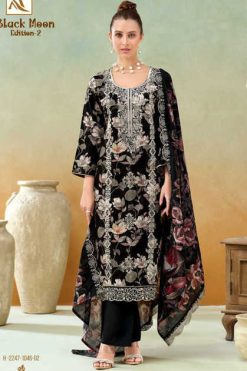 Alok Black Moon Vol 2 Viscose Salwar Suit Catalog 6 Pcs