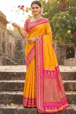 Astita Kanchivaram Silk Saree Sari Catalog 6 Pcs