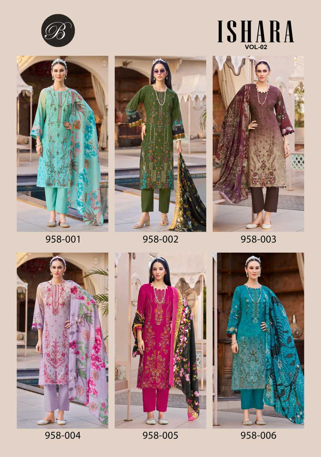 Belliza Ishara Vol 2 Cotton Salwar Suit Catalog 6 Pcs (10) Belliza Ishara Vol 2 Cotton Salwar Suit Catalog 6 Pcs - Image 11