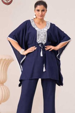 Blue Hills Kaftan Vol 18 Rayon Kurti with Pant Catalog 4 Pcs