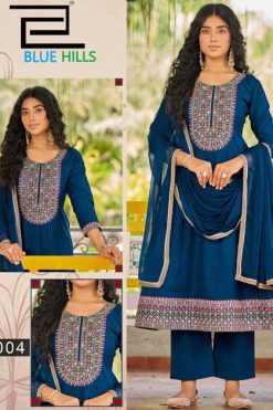 Blue Hills Mumtaz Vol 10 Kurti with Dupatta Bottom Rayon Catalog 4 Pcs