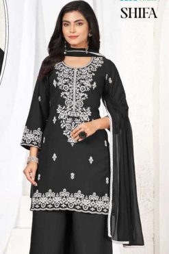 Blue Hills Shifa Kurti with Dupatta Bottom Rayon Catalog 4 Pcs