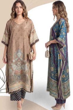 Jisha Kaftan CO ORD Set with Value Addition Vol 5 Silk Wholesale Catalog 6 Pcs