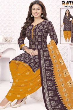 Madhav Fashion Batik Patiyala Vol 8 Cotton Salwar Suit Catalog 10 Pcs