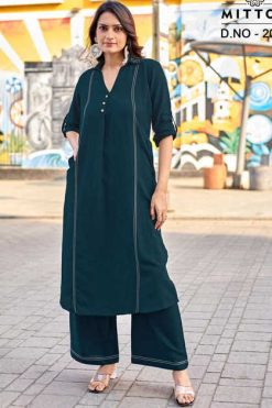 Mittoo Estilla Rayon Kurti with Bottom Catalog 6 Pcs