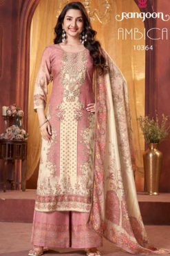 Rangoon Ambica by Kessi Muslin Readymade Salwar Suit Catalog 4 Pcs