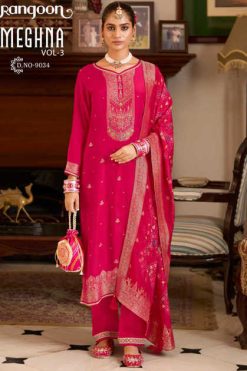 Rangoon Meghna Vol 3 by Kessi Jacquard Readymade Salwar Suit Catalog 4 Pcs