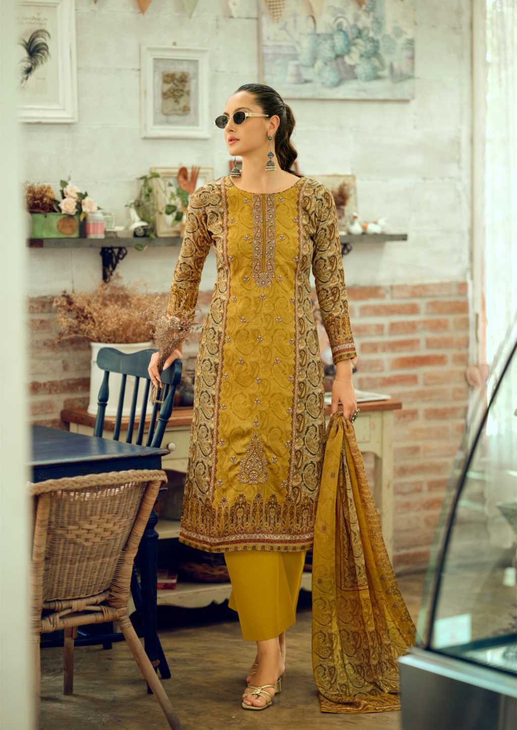 The Heritage Shop Aaranya Vol 3 Cotton Salwar Suit Catalog 4 Pcs (2) The Heritage Shop Aaranya Vol 3 Cotton Salwar Suit Catalog 4 Pcs - Image 3