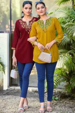 Tips and Tops Twinkle Shorts Rayon Tops Catalog 6 Pcs