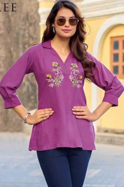 Wooglee Liyana Rayon Tops Catalog 6 Pcs