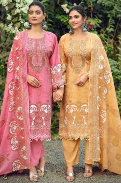 Zulfat Firdaus Vol 2 by Belliza Cotton Salwar Suit Catalog 4 Pcs