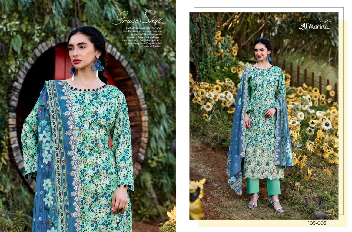 Almarina Chikankari Vol 3 Cotton Salwar Suit Catalog 8 Pcs (8) Almarina Chikankari Vol 3 Cotton Salwar Suit Catalog 8 Pcs - Image 9