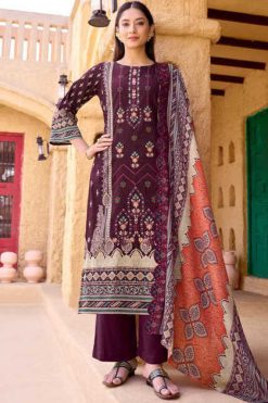 Alok Bin Saeed Vol 14 Cotton Salwar Suit Catalog 8 Pcs