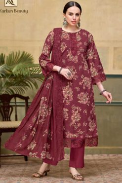 Alok Zarkan Beauty Cotton Salwar Suit Catalog 6 Pcs
