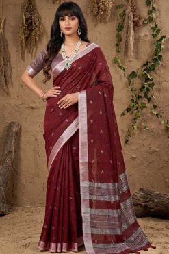 Astita Ritika Linen Cotton Saree Sari Catalog 6 Pcs