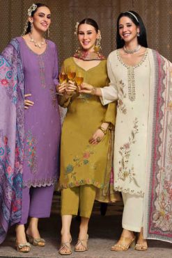 Belliza Gulfam Muslin Salwar Suit Catalog 6 Pcs
