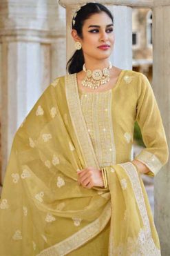 Belliza Ivory Cotton Salwar Suit Catalog 6 Pcs