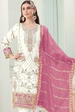 Bilqis B 276 E-H Chiffon Readymade Salwar Suit Catalog 4 Pcs