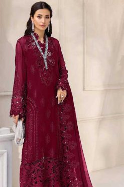 Bilqis B 281 A-D Chiffon Readymade Salwar Suit Catalog 4 Pcs