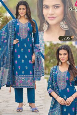 Blue Hills Magical Kurti with Dupatta Bottom Rayon Catalog 6 Pcs