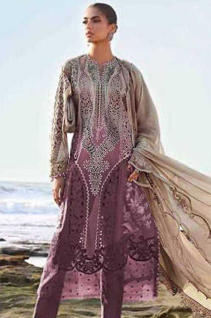 Elan Studio Maria B Premium Embroidered 25 Vol 2 E 17 A-D Cotton Salwar Suit Catalog 4 Pcs Elan Studio Maria B Premium Embroidered 25 Vol 2 E 17 A-D Cotton Salwar Suit Catalog 4 Pcs
